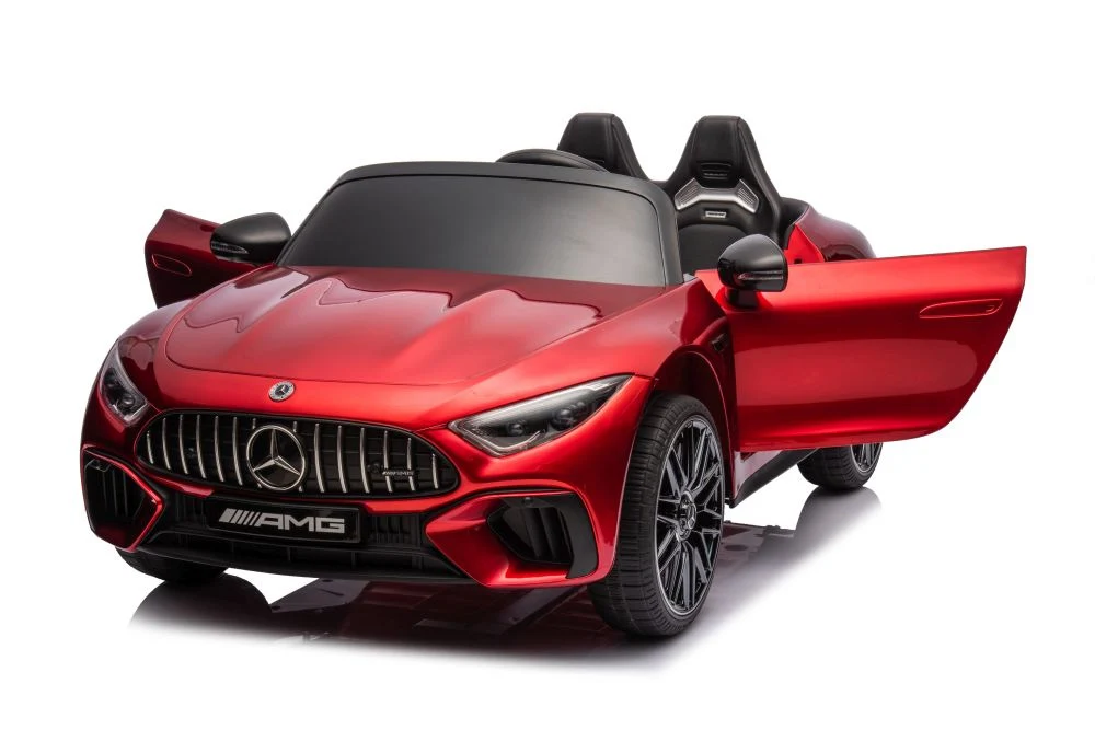 Licencirani auto na akumulator Mercedes AMG SL63 - crveni/lakirani