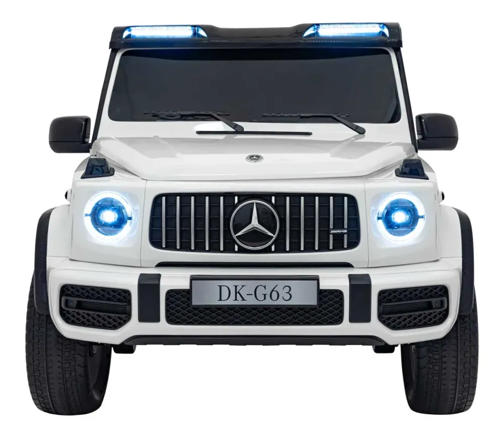 Licencirani auto na akumulator Mercedes Benz G63 AMG XXL 4x4 - dvosjed - bijeli
