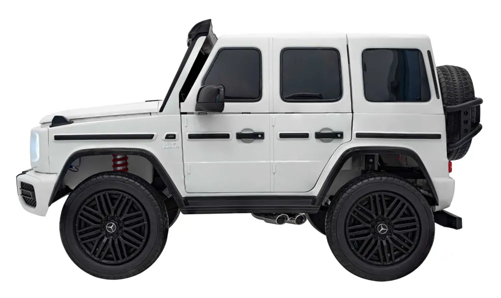 Licencirani auto na akumulator Mercedes Benz G63 AMG XXL 4x4 - dvosjed - bijeli
