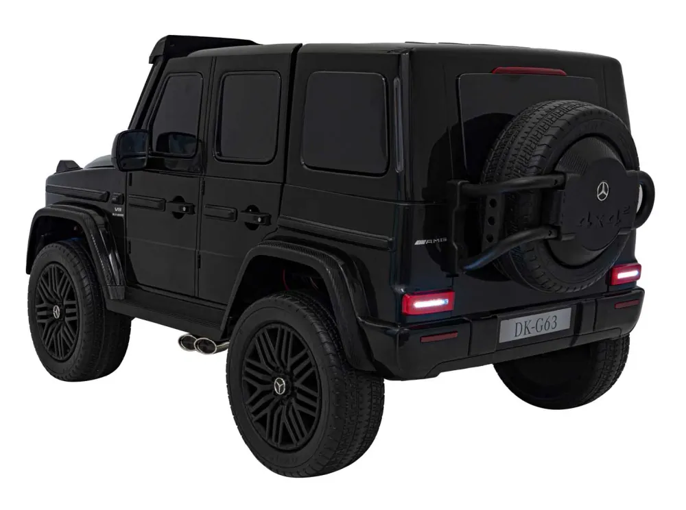 Licencirani auto na akumulator Mercedes Benz G63 AMG XXL 4x4 - dvosjed - crni