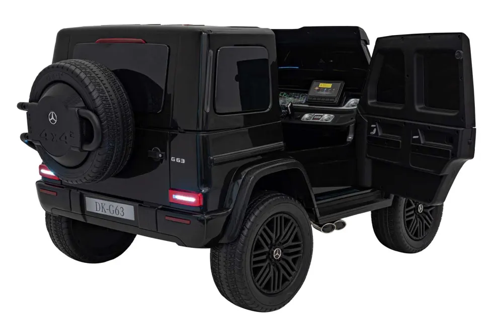Licencirani auto na akumulator Mercedes Benz G63 AMG XXL 4x4 - dvosjed - crni