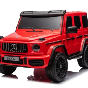 Licencirani auto na akumulator Mercedes Benz G63 AMG XXL 4x4 - dvosjed - crveni