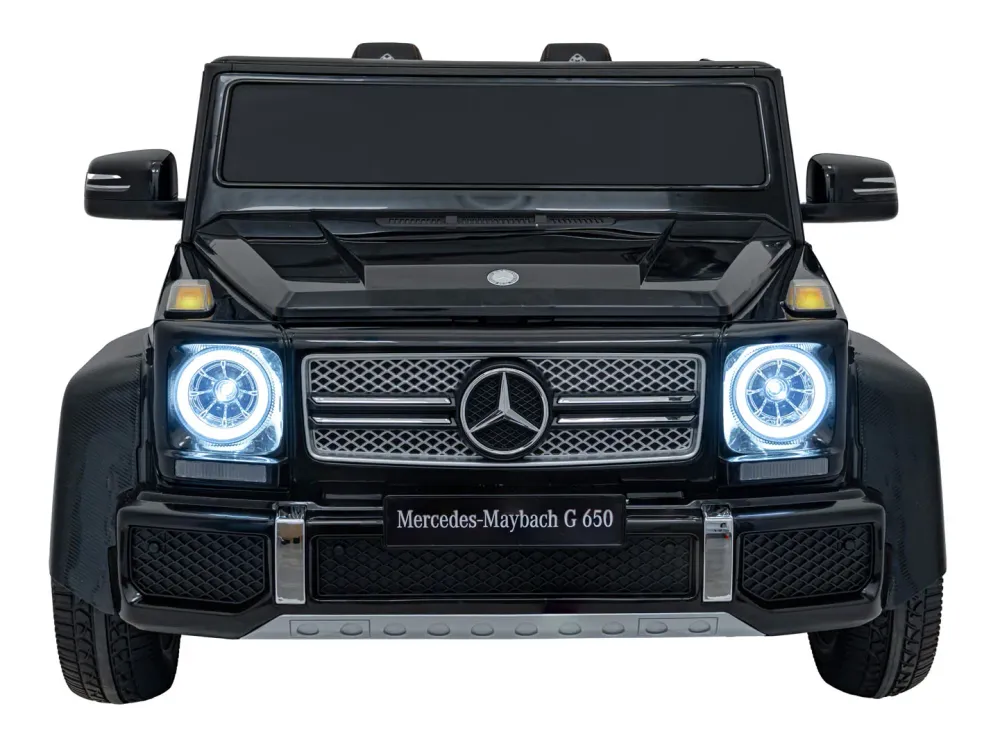 Licencirani auto na akumulator Mercedes Benz MAYBACH G650 4x4 - dvosjed -crni