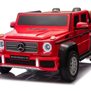 Licencirani auto na akumulator Mercedes Benz MAYBACH G650 STRONG - dvosjed - crveni