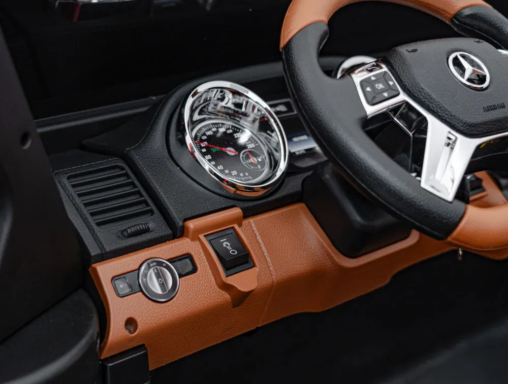 Licencirani auto na akumulator Mercedes Benz MAYBACH G650 STRONG - dvosjed - crni