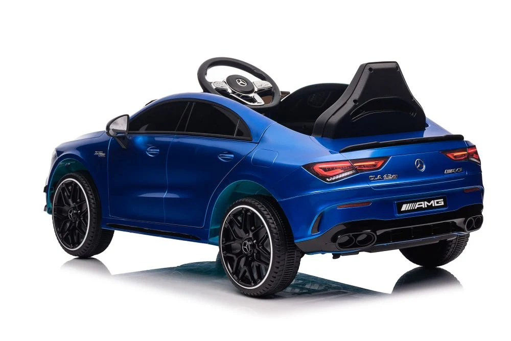 Licencirani auto na akumulator Mercedes CLA 45s AMG 4×4 – plavii/lakirani