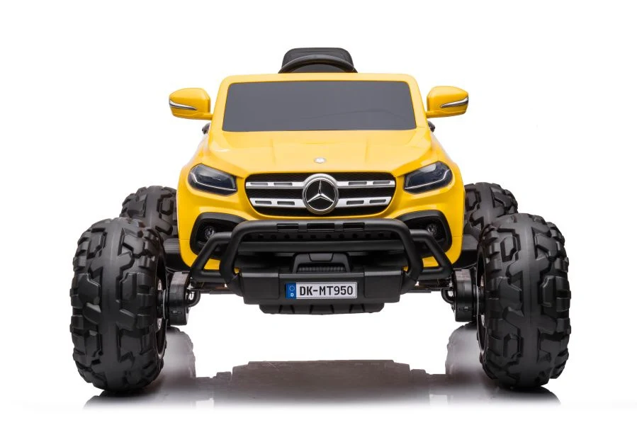 Licencirani auto na akumulator Mercedes DK-MT950 4x4 - žuti/lakirani