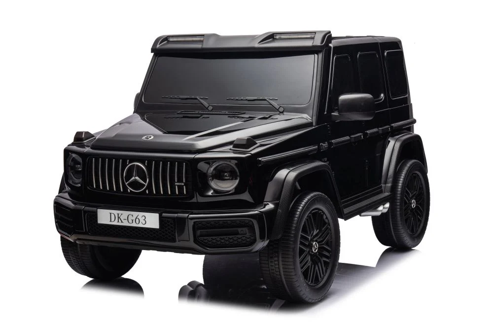 Licencirani auto na akumulator Mercedes G63 XXL 24V 4x4 - DVOSJED - crni