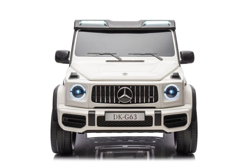 Licencirani auto na akumulator Mercedes G63 XXL 4x4 - dvosjed - bijeli