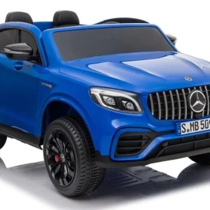 Licencirani auto na akumulator Mercedes GLC 63S QLS MP4 - dvosjed - plavi/lakirani