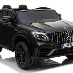 Licencirani auto na akumulator Mercedes GLC 63S QLS MP4 - dvosjed - crni/lakirani