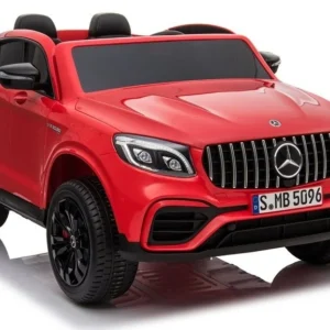 Licencirani auto na akumulator Mercedes GLC 63S QLS 4x4 - dvosjed - crveni