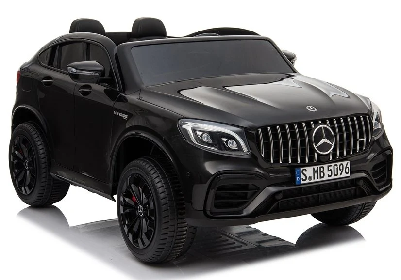 Licencirani auto na akumulator Mercedes GLC 63S QLS 4x4 - dvosjed - crni