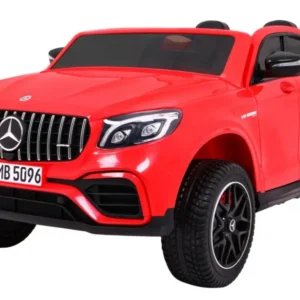 Licencirani auto na akumulator Mercedes GLC 63S - dvosjed - crveni