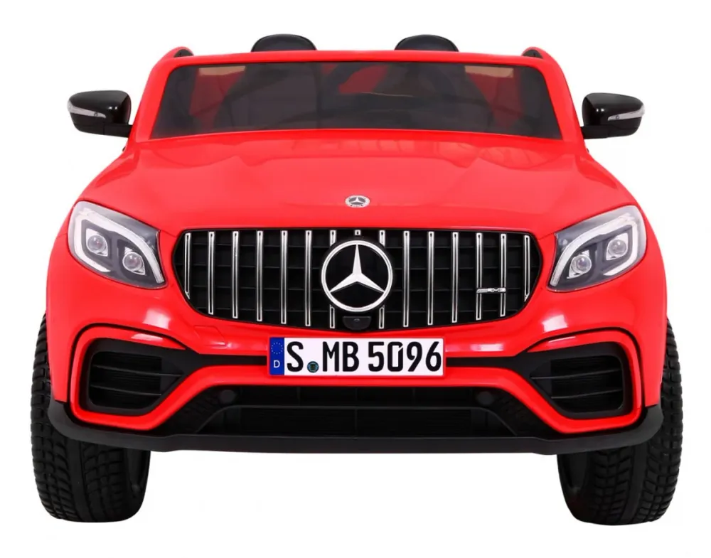 Licencirani auto na akumulator Mercedes GLC 63S - dvosjed - crveni