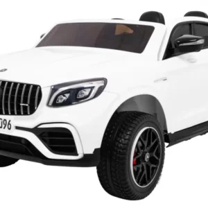 Licencirani auto na akumulator Mercedes GLC 63S - dvosjed - bijeli