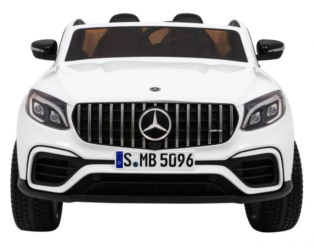Licencirani auto na akumulator Mercedes GLC 63S - dvosjed - bijeli