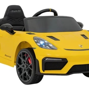 Licencirani auto na akumulator Porsche 718 - žuti