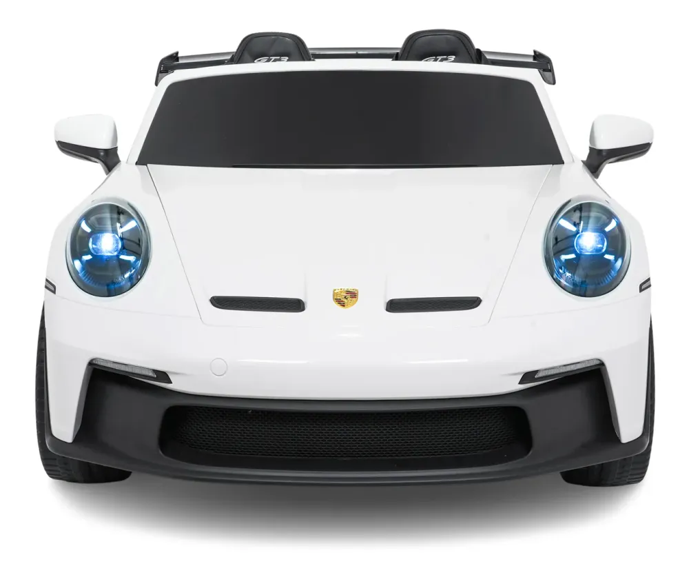 Licencirani auto na akumulator Porsche 911 GT3 STRONG MP4 - dvosjed - bijeli