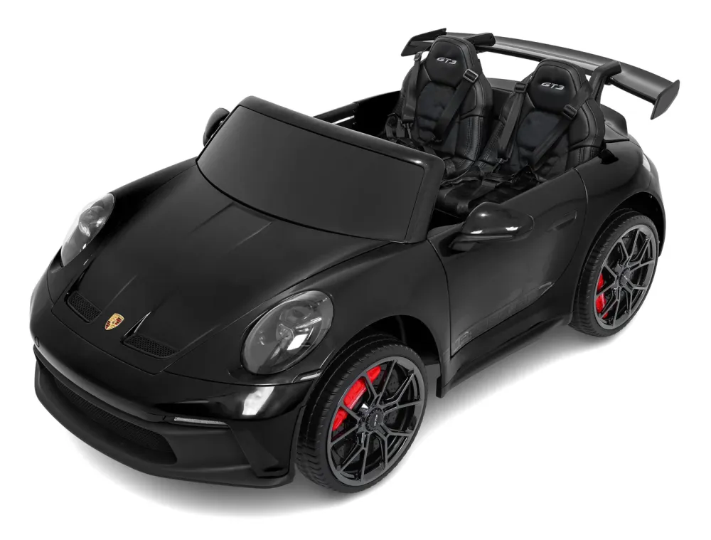 Licencirani auto na akumulator Porsche 911 GT3 4x4 STRONG - dvosjed - crni