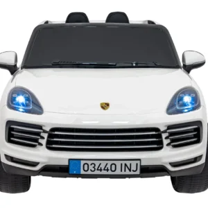 Licencirani auto na akumulator Porsche Cayenne S - bijeli/lakirani