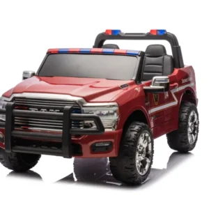 Licencirani auto na akumulator RAM 3500 Police - dvosjed - crveni