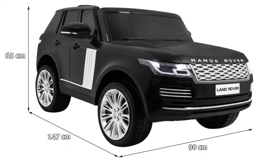 Licencirani auto na akumulator Range Rover HSE 4x4 - dvosjed - crni