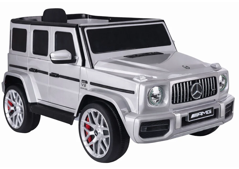 Licencirani auto na akumulator S306 Mercedes G63 - srebrni