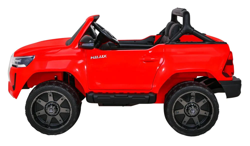 Licencirani auto na akumulator Toyota Hilux 4x4 - crveni