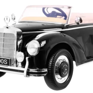 Licencirani auto na akumultor Mercedes Benz 300S RETRO - crni/lakirani