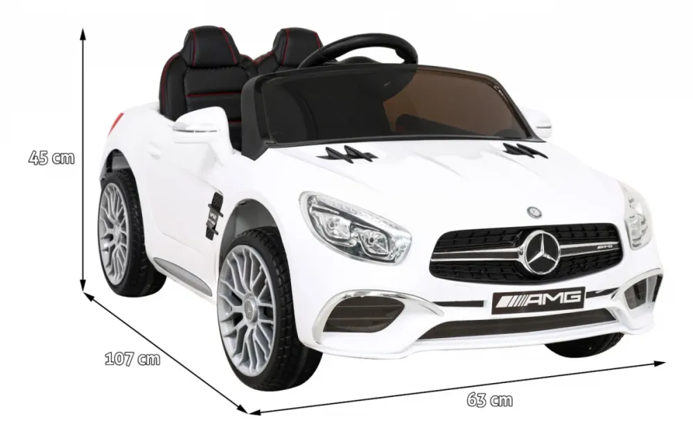 Licencirani auto na akumultor Mercedes Benz AMG SL65 S - bijeli