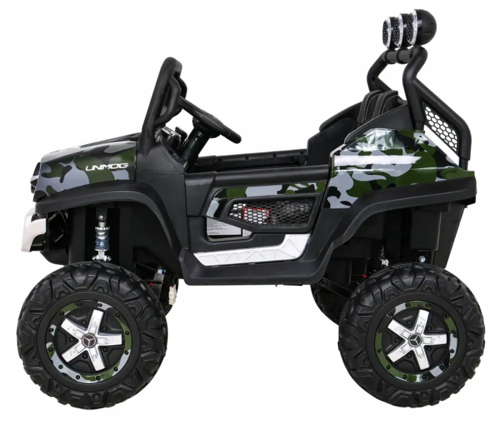 Licencirani auto na akumultor Mercedes BENZ UNIMOG S - moro