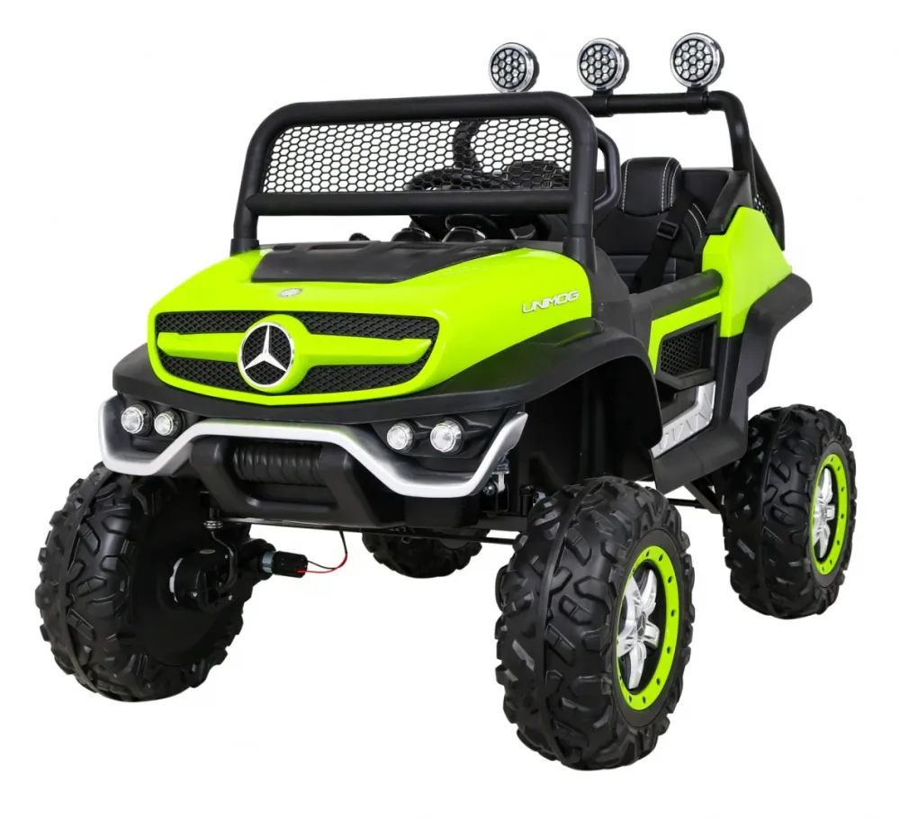 Licencirani auto na akumultor Mercedes BENZ UNIMOG S - zeleni