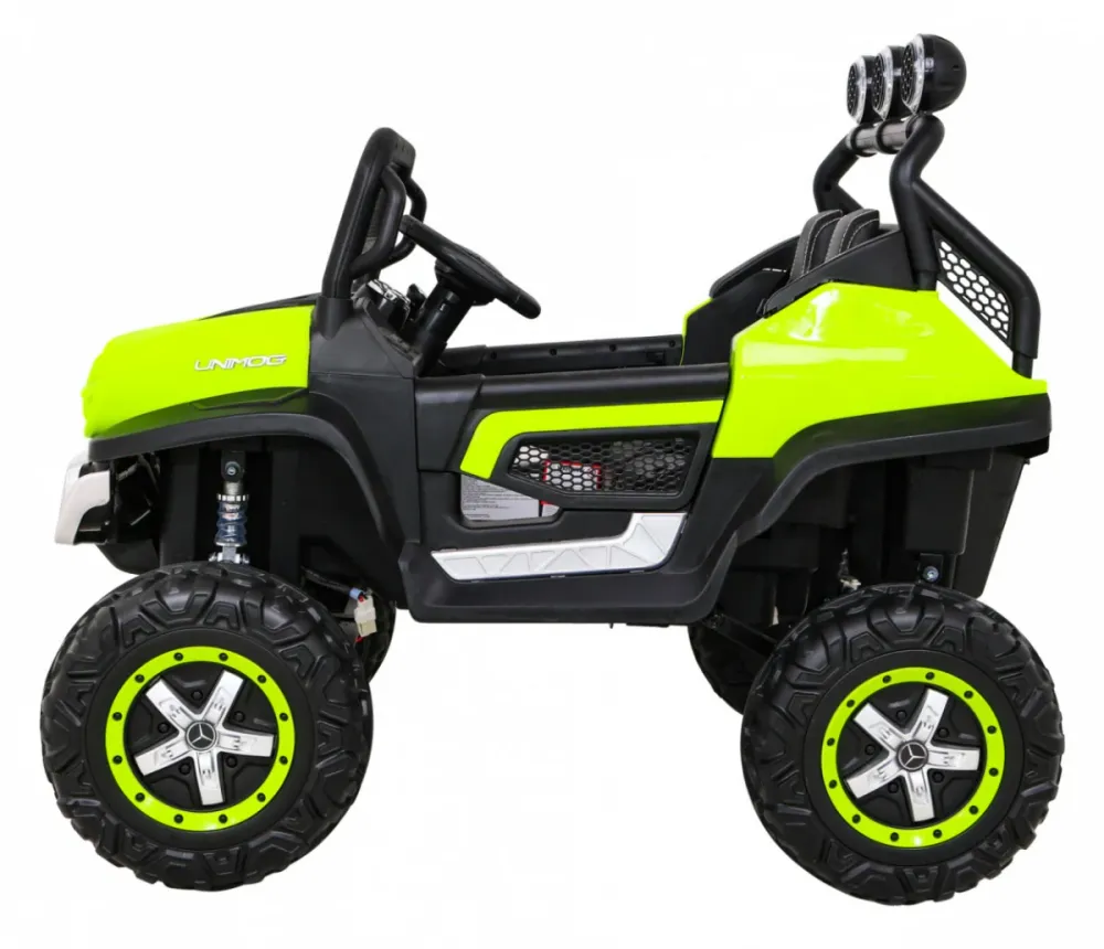Licencirani auto na akumultor Mercedes BENZ UNIMOG S - zeleni