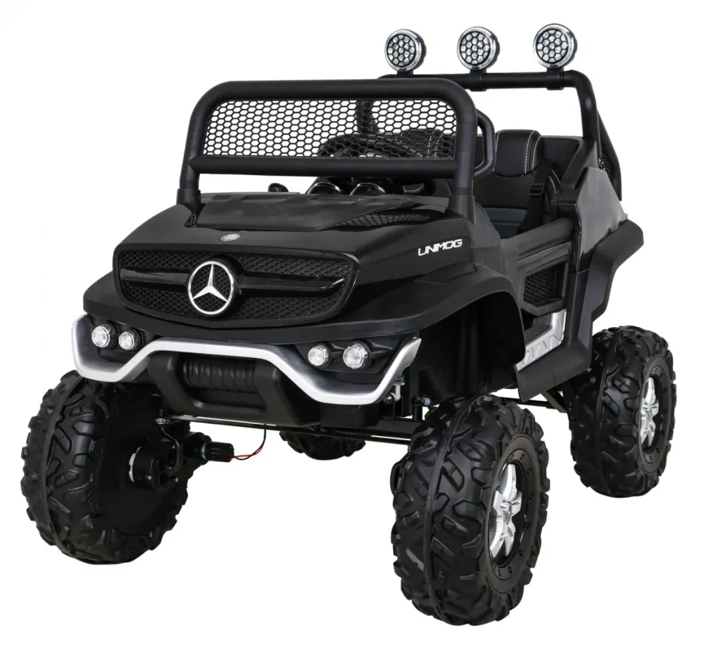 Licencirani auto na akumultor Mercedes BENZ UNIMOG S- crni