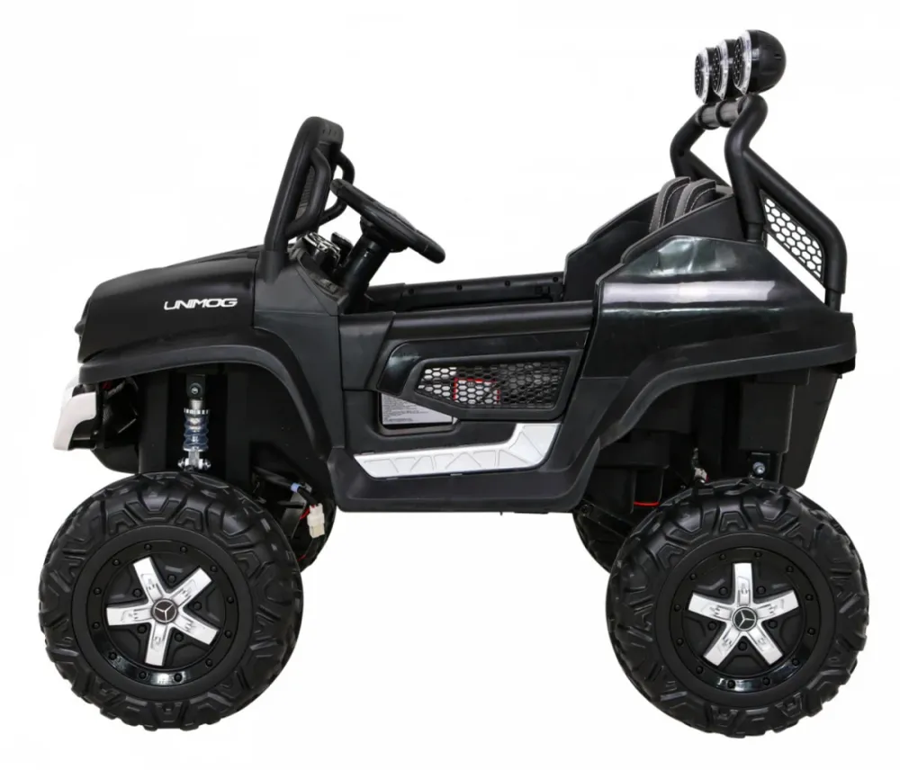 Licencirani auto na akumultor Mercedes BENZ UNIMOG S- crni