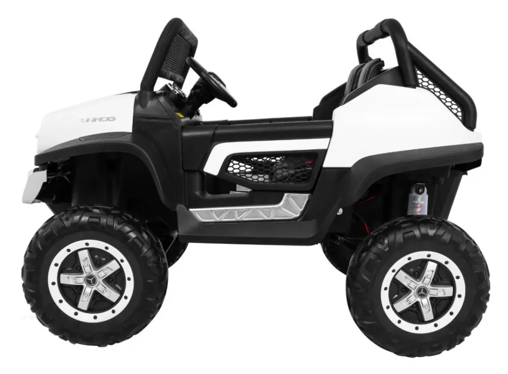 Licencirani auto na akumultor Mercedes BENZ UNIMOG - bijeli