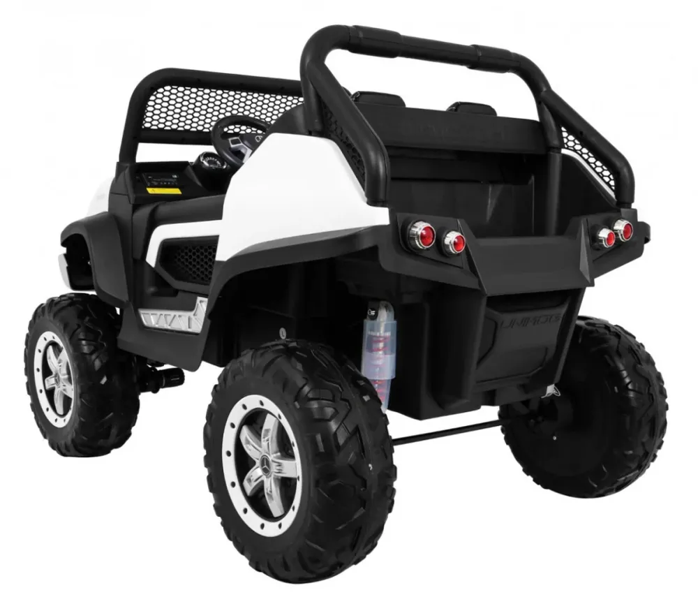 Licencirani auto na akumultor Mercedes BENZ UNIMOG - bijeli