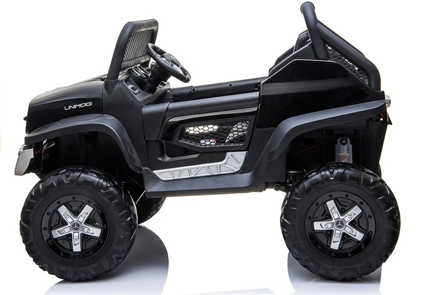 Licencirani auto na akumultor Mercedes Unimog – crni