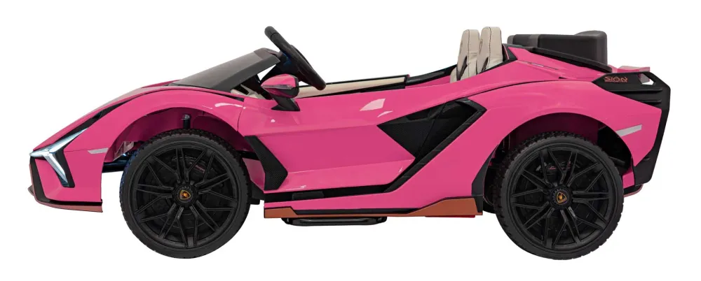 Licencirani auto na akumumulator Lamborghini SIAN 4x100W - dvosjed - rozi