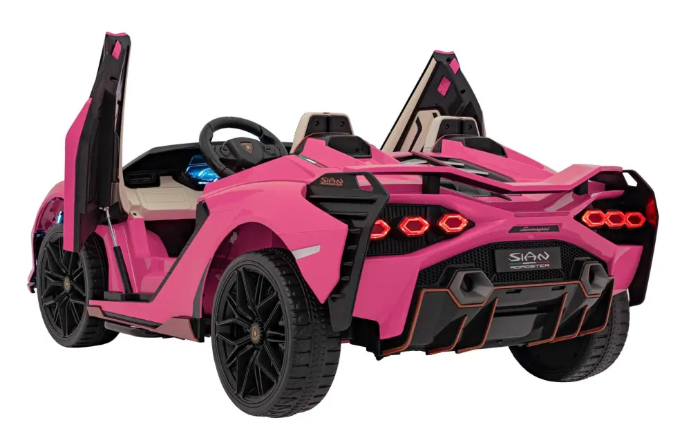 Licencirani auto na akumumulator Lamborghini SIAN 4x100W - dvosjed - rozi