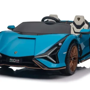 Licencirani auto na akumumulator Lamborghini SIAN 4x100W - dvosjed - plavi