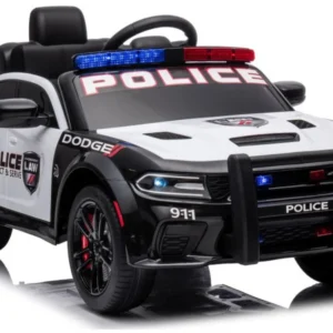 Licencirani policijski auto na akumulator Dodge Charger - crno/bijeli