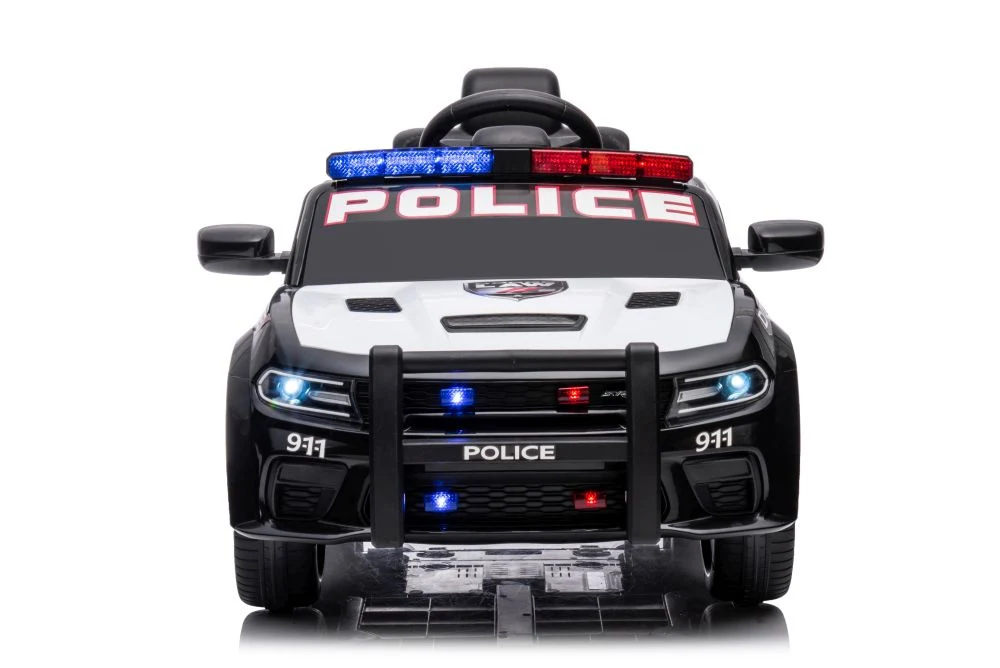 Licencirani policijski auto na akumulator Dodge Charger - crno/bijeli