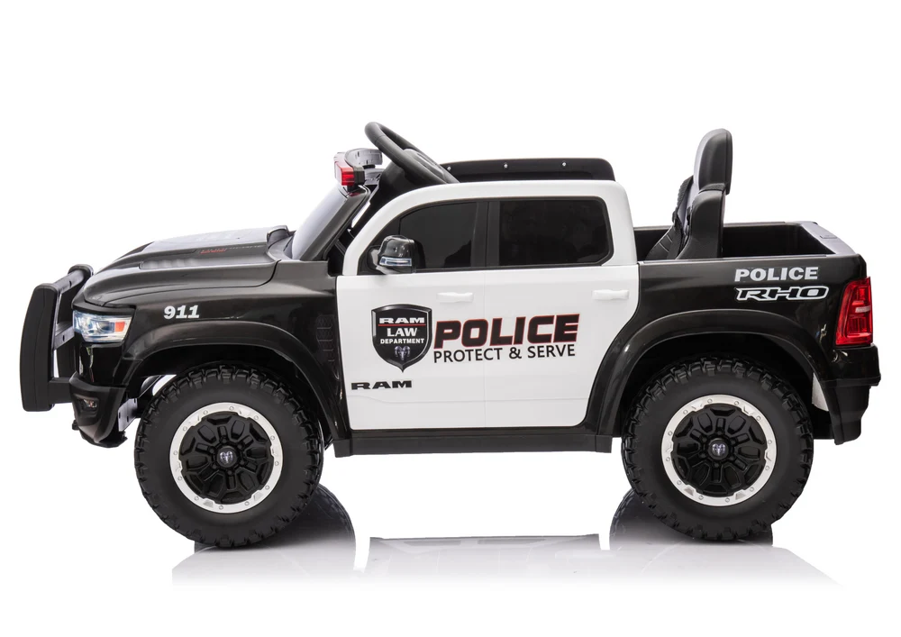 Licencirani policijski auto na akumulator ZB618P Dodge Ram – crni