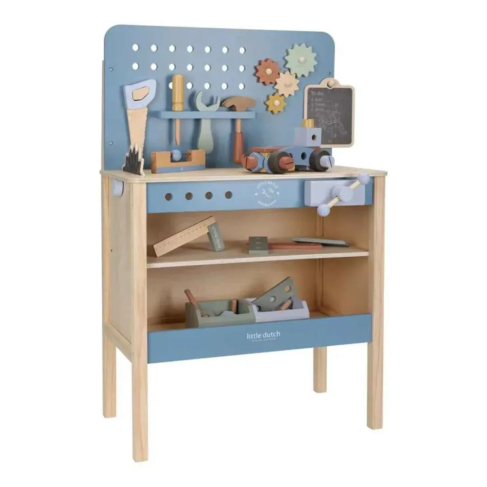 Little Dutch® Dječji radni stol s alatom Blue