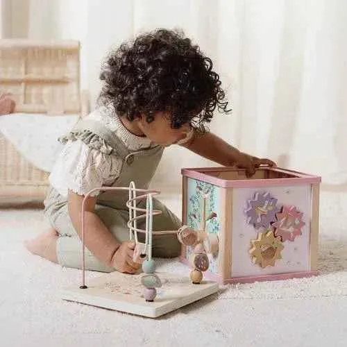 Little Dutch® Drvena Kocka s aktivnostima Fairy Garden FSC
