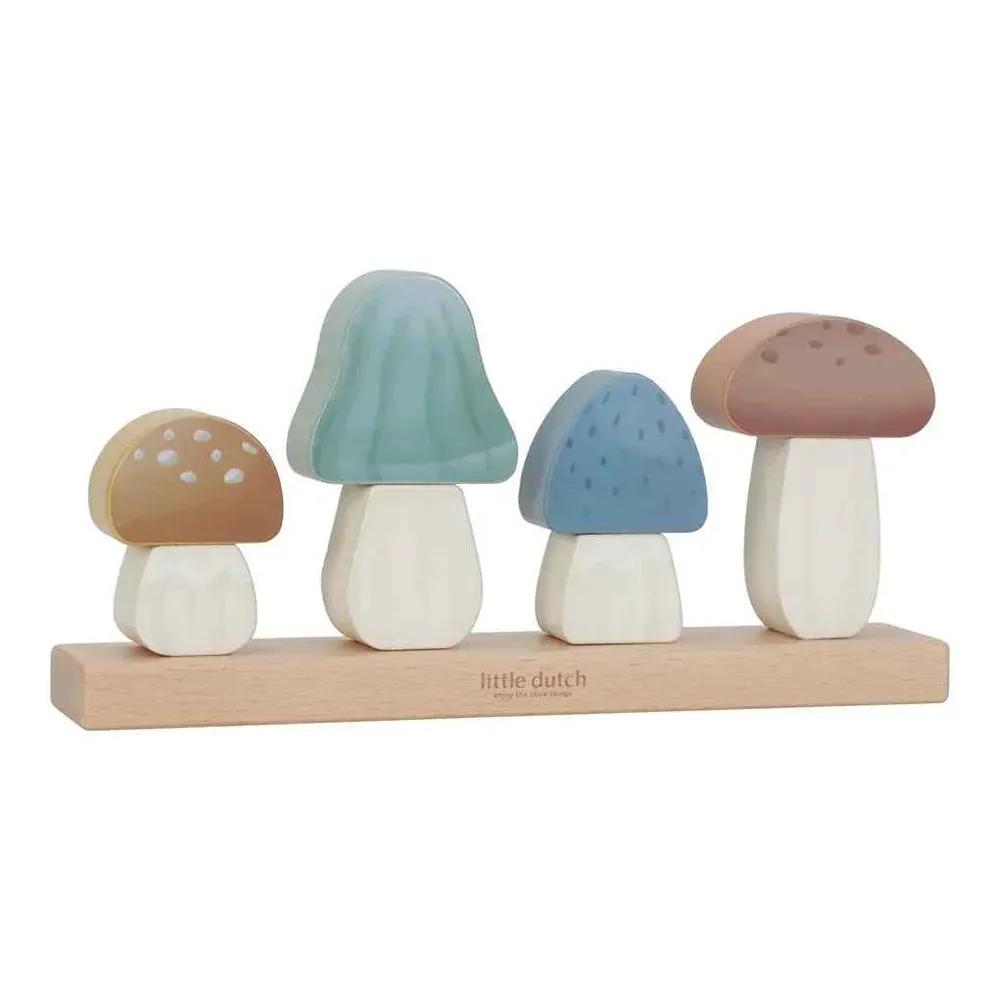Little Dutch® Drvena slagalica Gljive Forest Friends FSC