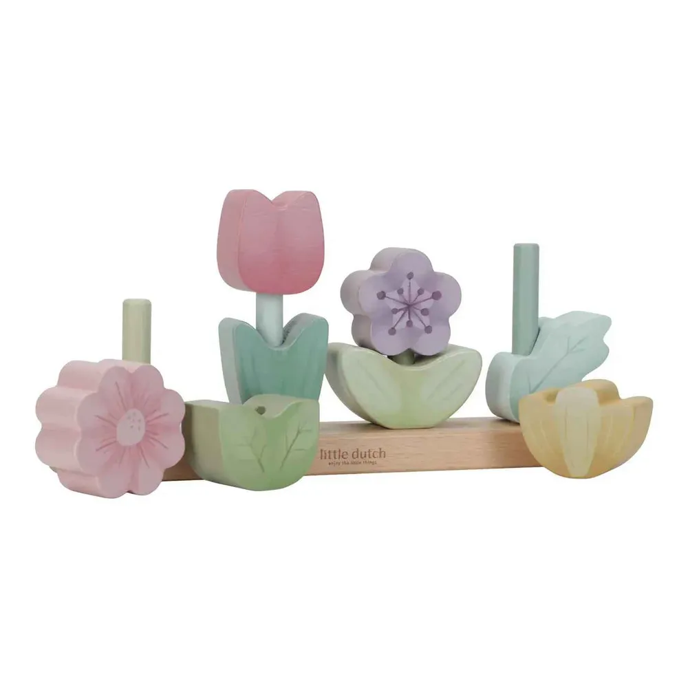 Little Dutch® Drvena slagalica Rožice Fairy Garden FSC