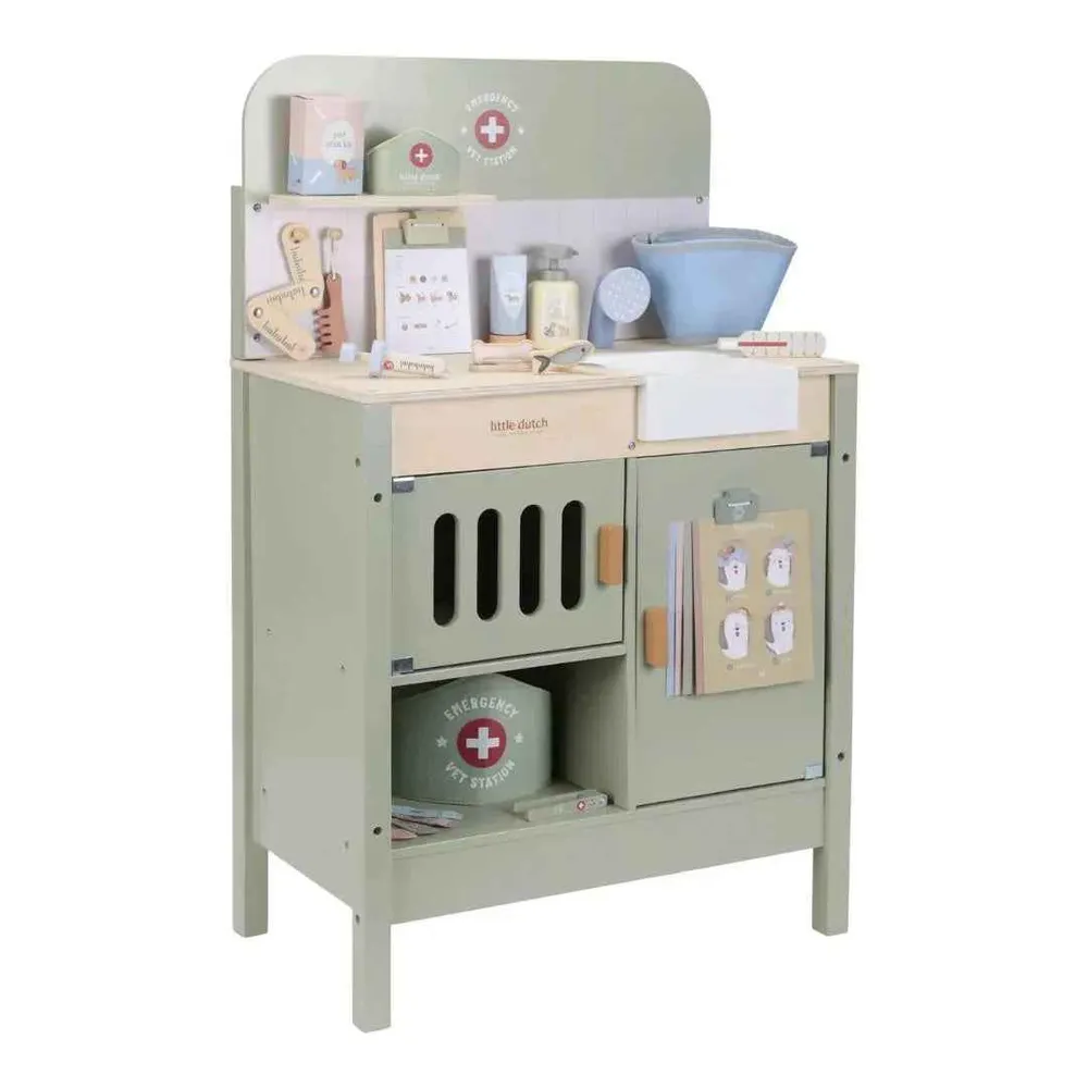 Little Dutch® Drvena veterinarska ordinacija za djecu